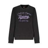 Tommy Hilfiger Black Cotton Women Sweater - Sweatshirts