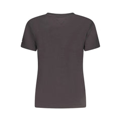 Tommy Hilfiger Black Cotton Women T-Shirt - T-Shirts