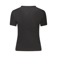 Tommy Hilfiger Black Cotton Women T-Shirt - T-Shirts