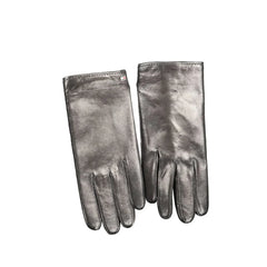 Tommy Hilfiger Black Leather Glove - M - Gloves & Mittens