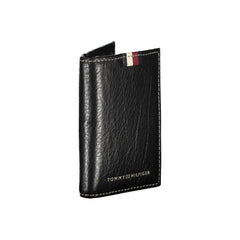 Tommy Hilfiger Black Leather Men Cardholder - Card Cases