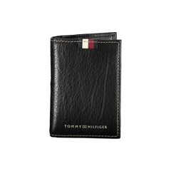 Tommy Hilfiger Black Leather Men Cardholder - Card Cases
