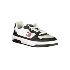 Tommy Hilfiger Black Leather Men Sneaker - Sneakers