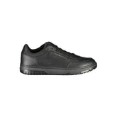 Tommy Hilfiger Black Leather Men Sneaker - Sneakers
