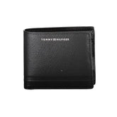 Tommy Hilfiger Black Leather Men Wallet - Wallets