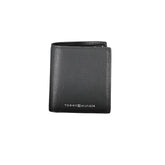 Tommy Hilfiger Black Leather Men Wallet - Wallets