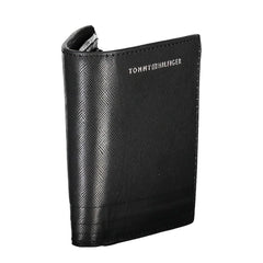 Tommy Hilfiger Black Leather Men Wallet - Wallets