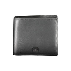 Tommy Hilfiger Black Leather Men Wallet - Wallets