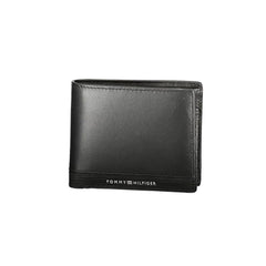 Tommy Hilfiger Black Leather Men Wallet - Wallets