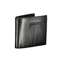 Tommy Hilfiger Black Leather Men Wallet - Wallets