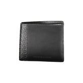 Tommy Hilfiger Black Leather Men Wallet - Wallets