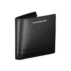 Tommy Hilfiger Black Leather Men Wallet - Wallets