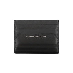 Tommy Hilfiger Black Leather Wallet - Card Cases