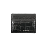 Tommy Hilfiger Black Leather Wallet - Card Cases