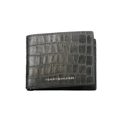 Tommy Hilfiger Black Leather Wallet - Wallets