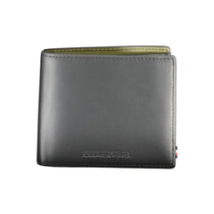 Tommy Hilfiger Black Leather Wallet - Wallets