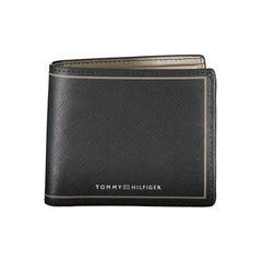 Tommy Hilfiger Black Leather Wallet - Wallets