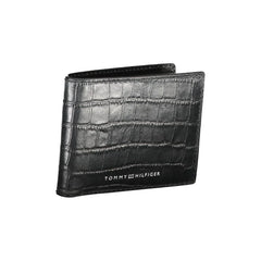 Tommy Hilfiger Black Leather Wallet - Wallets