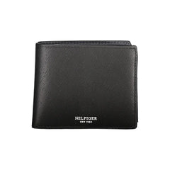 Tommy Hilfiger Black Leather Wallet - Wallets