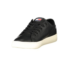 Tommy Hilfiger Black Leather Women’s Sneaker - Sneakers