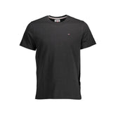 Tommy Hilfiger Black Organic Cotton Men T-Shirt - T-Shirts