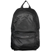 Tommy Hilfiger Black Polyester Backpack - Laptop Backpacks