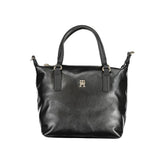 Tommy Hilfiger Black Polyester Handbag - Shopper Bags