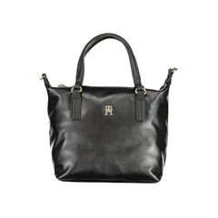 Tommy Hilfiger Black Polyester Handbag - Shopper Bags