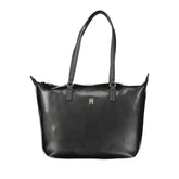 Tommy Hilfiger Black Polyester Handbag - Shoulder Bags