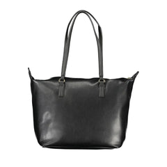 Tommy Hilfiger Black Polyester Handbag - Shoulder Bags