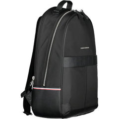 Tommy Hilfiger Black Polyester Men Backpack - Backpacks