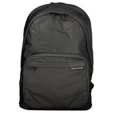 Tommy Hilfiger Black Polyester Men Backpack - Laptop Backpacks