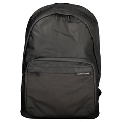 Tommy Hilfiger Black Polyester Men Backpack - Laptop Backpacks