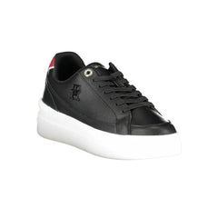 Tommy Hilfiger Black Polyester Sneaker - Sneakers