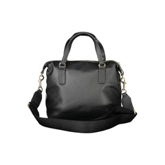 Tommy Hilfiger Black Polyester Women Handbag - Shoulder Bags