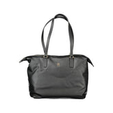 Tommy Hilfiger Black Polyester Women Handbag - Shoulder Bags