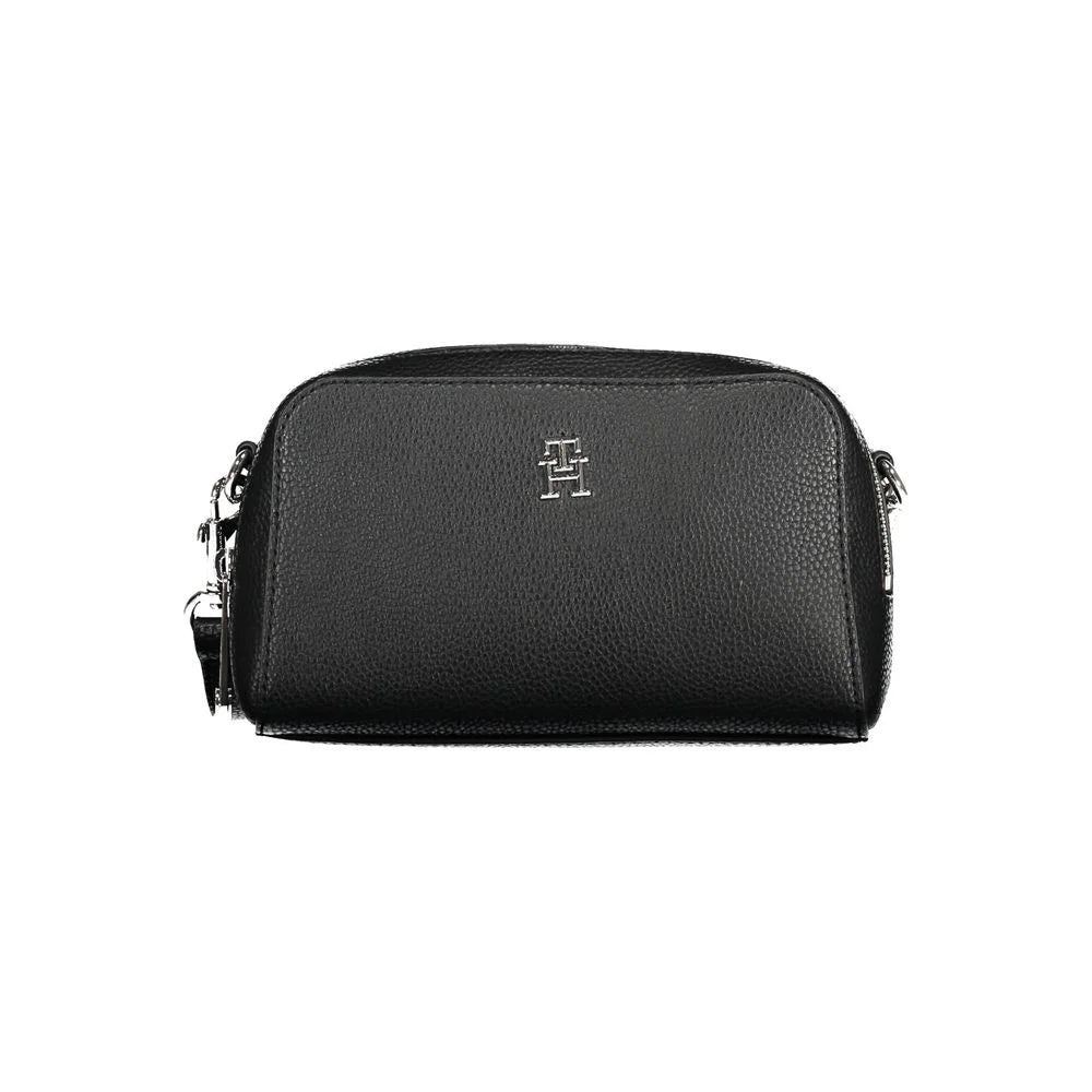 Tommy Hilfiger Black Polyethylene Handbag - Cross Body Bags