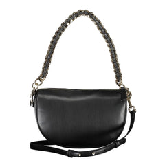 Tommy Hilfiger Black Polyethylene Handbag - Half-Moon Bags