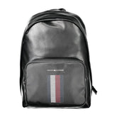 Tommy Hilfiger Black Polyethylene Men Backpack