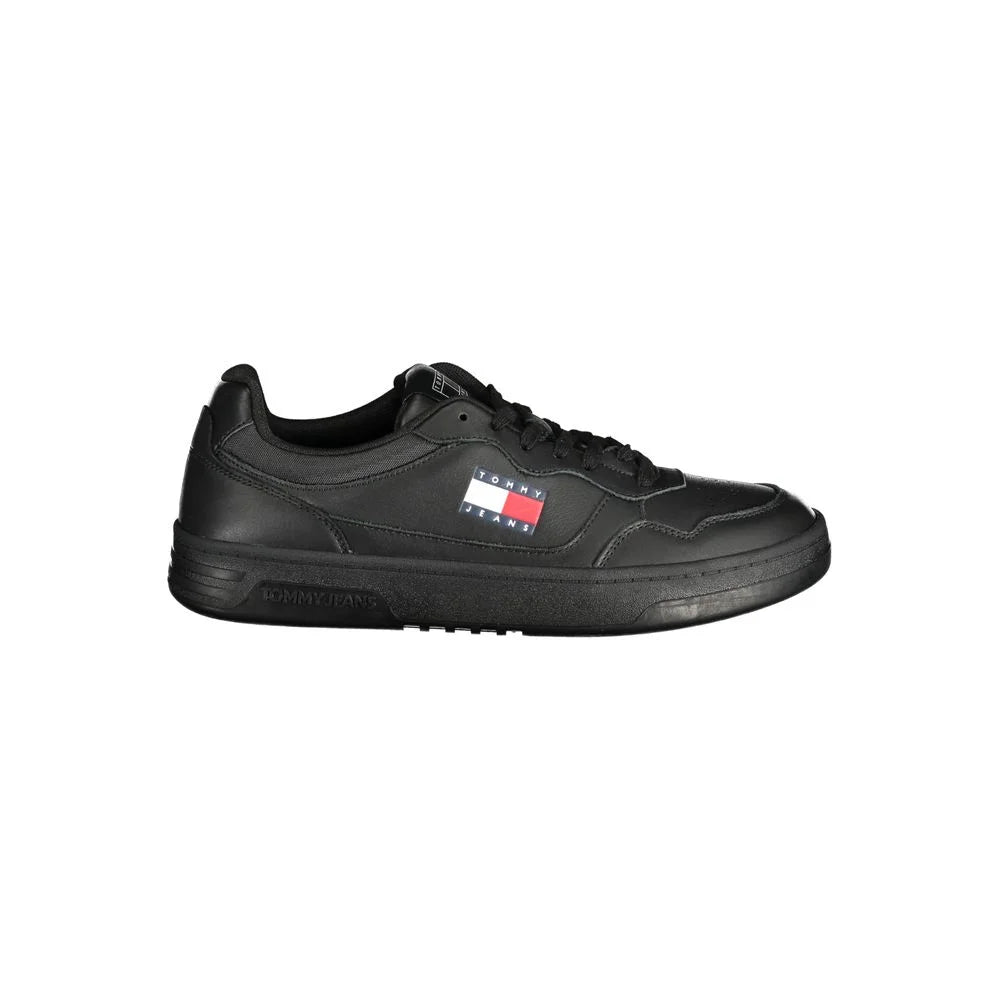 Tommy Hilfiger Black Polyethylene Men Sneaker - Sneakers