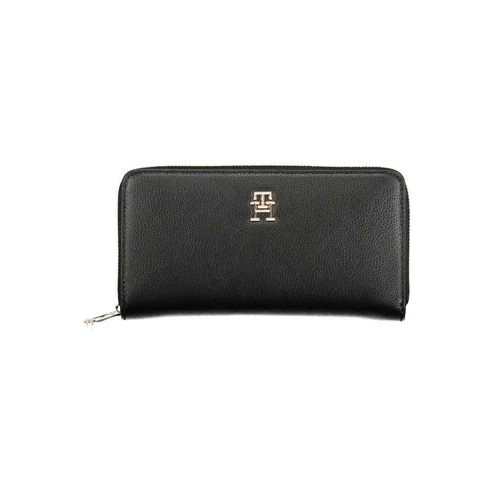 Tommy Hilfiger Black Polyethylene Women Wallet - Wallets