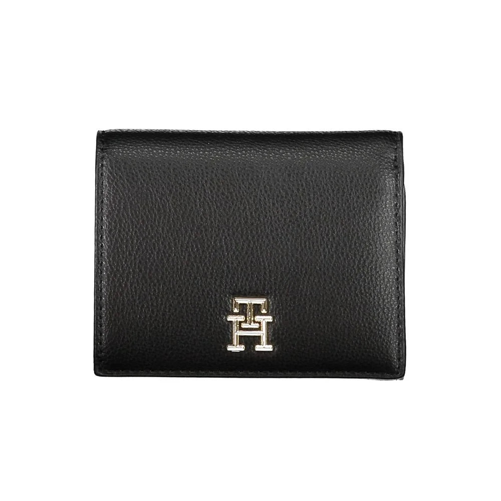 Tommy Hilfiger Black Polyethylene Women Wallet - Wallets