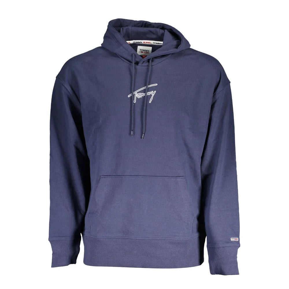 Tommy Hilfiger Blue Cotton Men Sweater - Hoodies