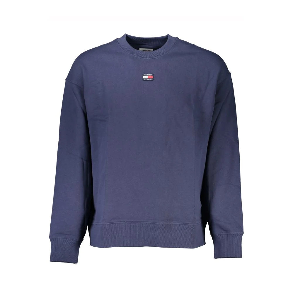Tommy Hilfiger Blue Cotton Men Sweater - Sweatshirts