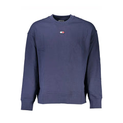 Tommy Hilfiger Blue Cotton Men Sweater - Sweatshirts