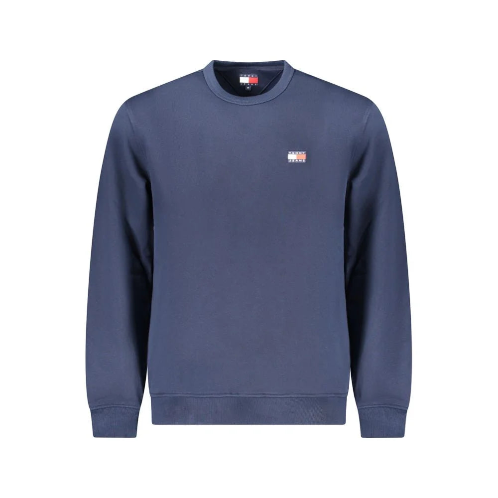 Tommy Hilfiger Blue Cotton Men Sweater - Sweatshirts