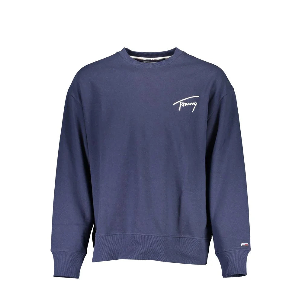 Tommy Hilfiger Blue Cotton Men Sweater - XXL - Sweatshirts