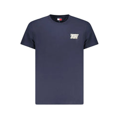 Tommy Hilfiger Blue Cotton Men T-Shirt - T-Shirts