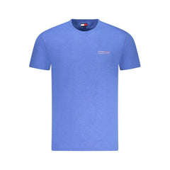 Tommy Hilfiger Blue Cotton Men T-Shirt - T-Shirts