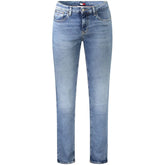 Tommy Hilfiger Blue Cotton Men’s Slim Jeans - Jeans